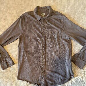 J. Crew gray cotton button down